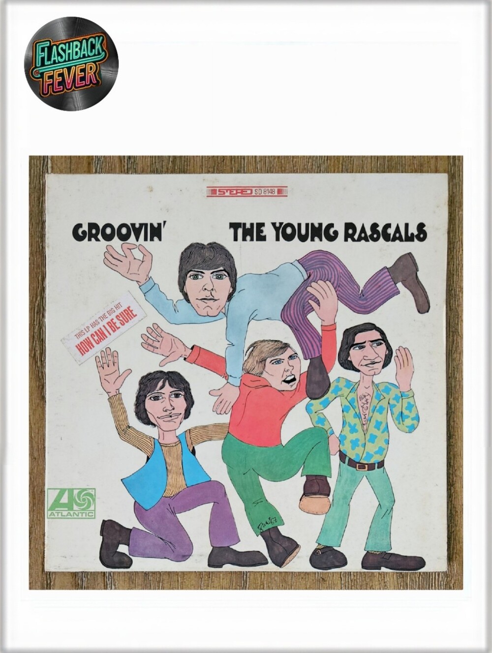 4/$30-THE YOUNG RASCALS•Groovin'•1967 US Stereo (#SD 8148) Atlantic